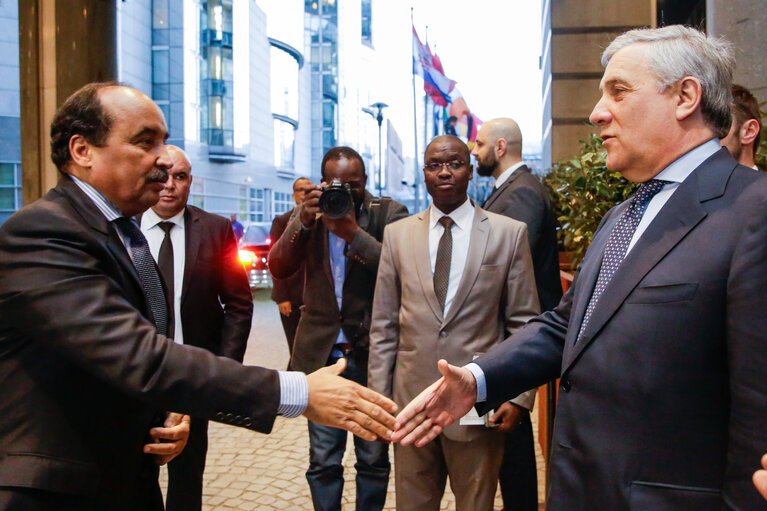 Photo 19: EP President meets with the President of Mauritania