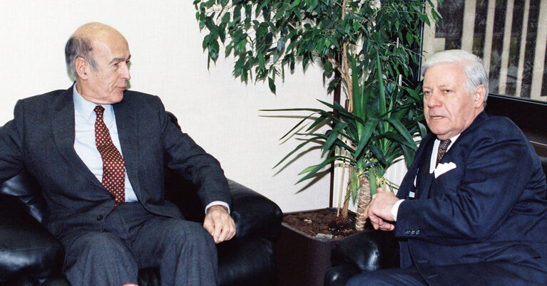 Visit of Helmut SCHMIDT