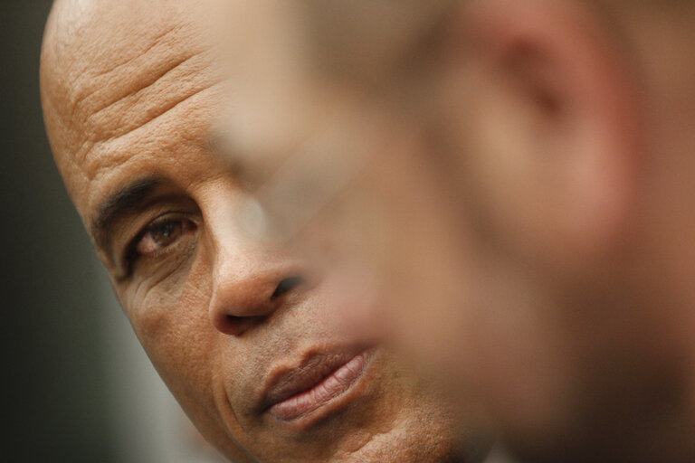 Fotografija 6: Press conference of Michel MARTELLY, President of Haiti and EP President