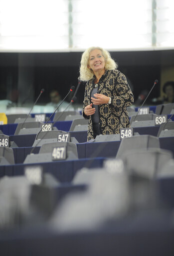 Billede 2: Plenary Session week 43 2012 in Strasbourg, discrimination against girl in Pakistan in particular the case of Malala YOUSAFZAI