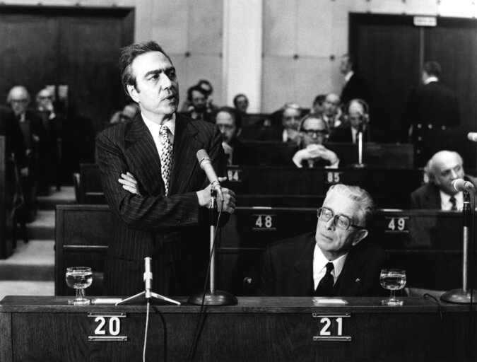 Fotografie 8: The EC President in plenary session of the EP in Strasbourg.