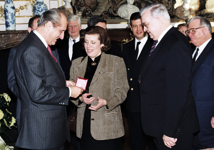 Foto 30: Visit of the President of Austria to the EP in Strasbourg