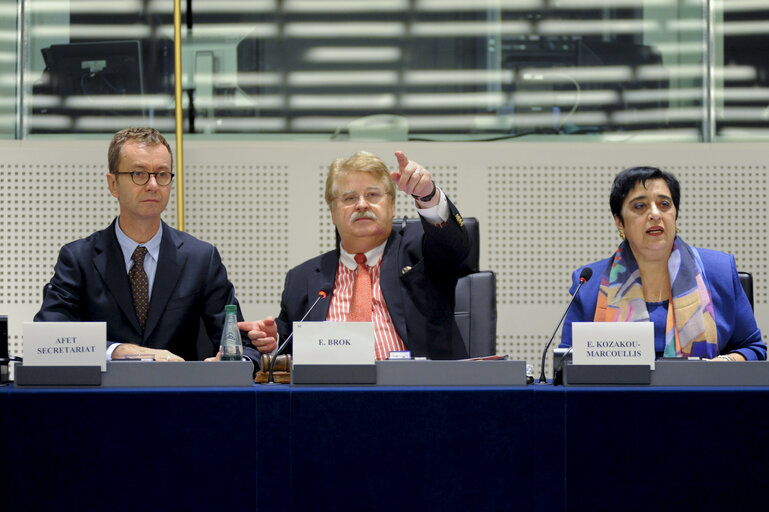 Fotografie 12: Committee on foreigns affairs. AFET committee meeting.