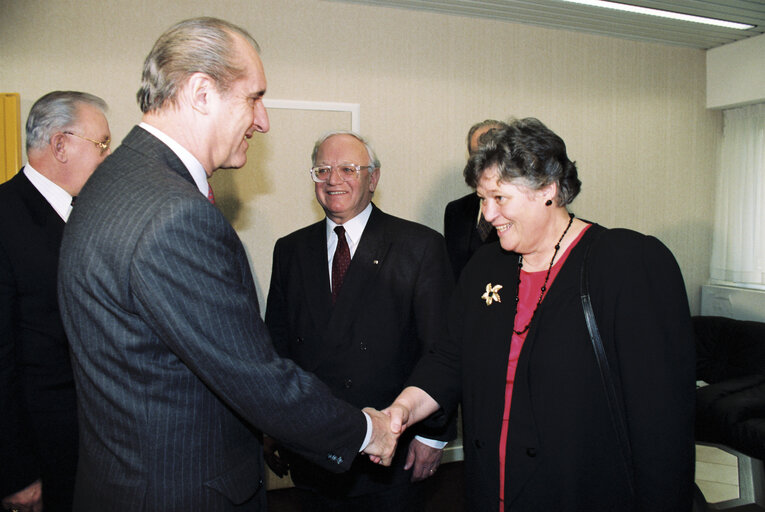 Foto 27: Visit of the President of Austria to the EP in Strasbourg