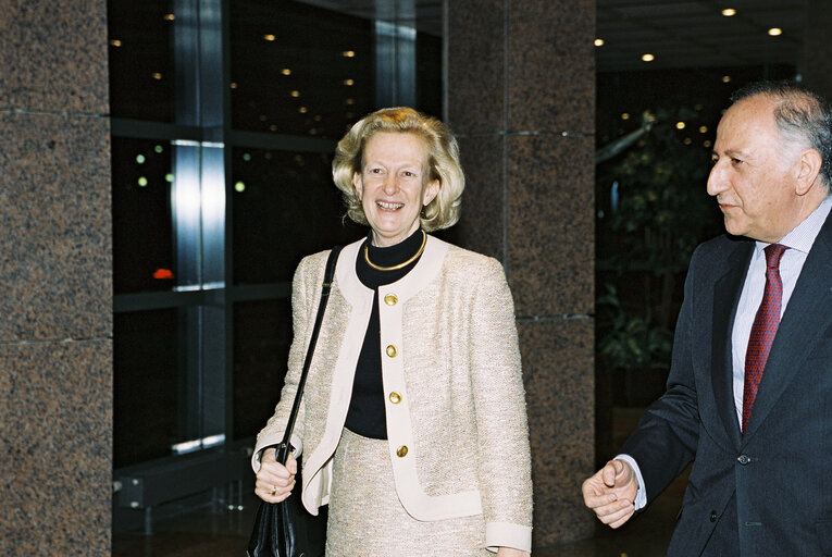 EP President is received by the President of the European Court of Justice during an official visit in Luxembourg