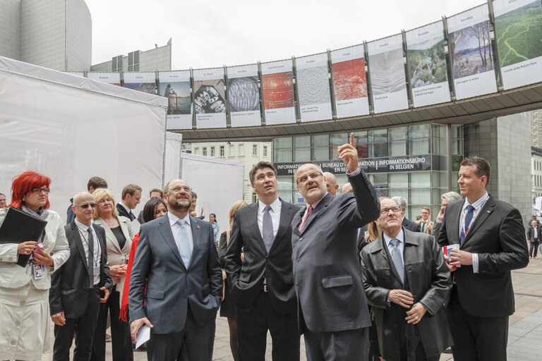 Fotó 2: Inauguration of the exhibition  Welcome Croatia  on accession of Croatia to the European Union