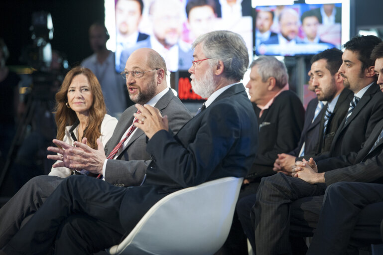 Zdjęcie 5: TV debate with the EP President.