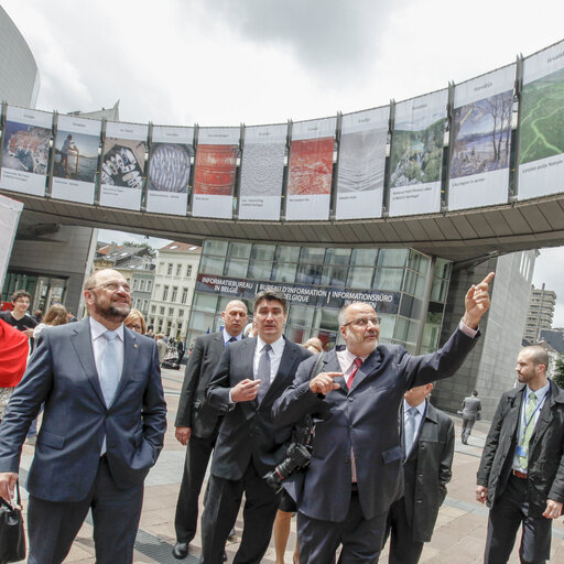 Fotó 3: Inauguration of the exhibition  Welcome Croatia  on accession of Croatia to the European Union