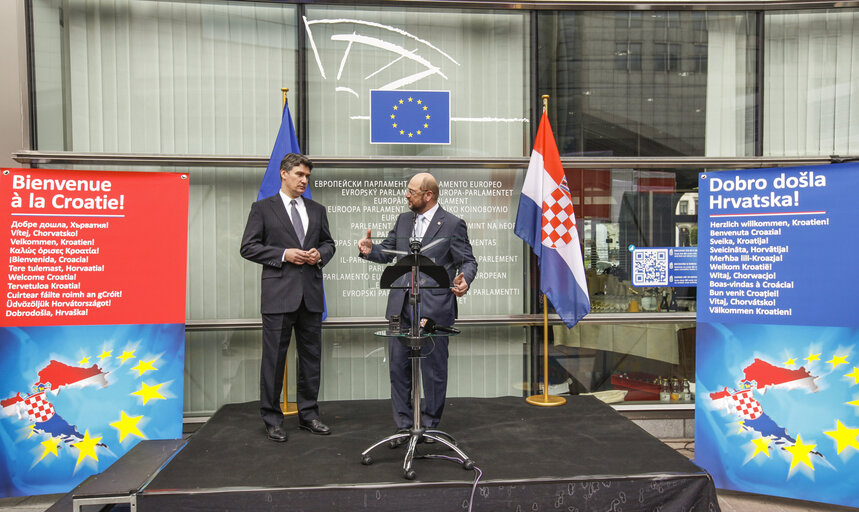 Fotó 16: Inauguration of the exhibition  Welcome Croatia  on accession of Croatia to the European Union