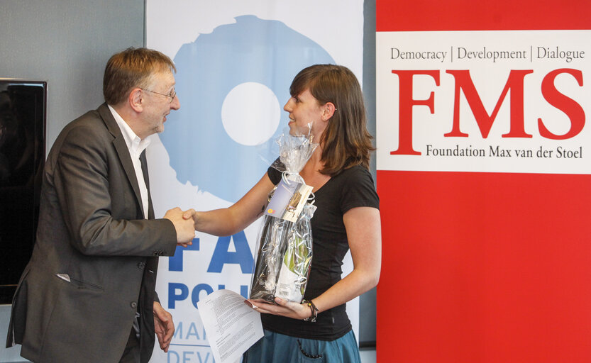 Launch of the new Foundation Max van der STOEL - FMS and Fair Politician of the Year award ceremony.