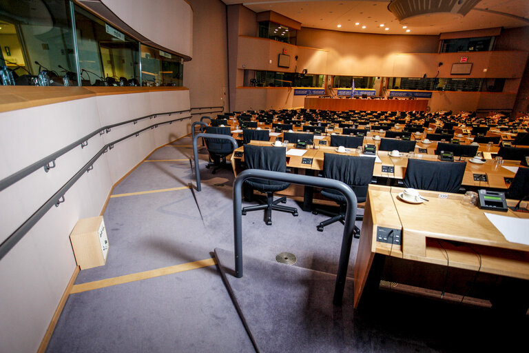 Снимка 3: Disabled facilities inside the European Parliament in Brussels