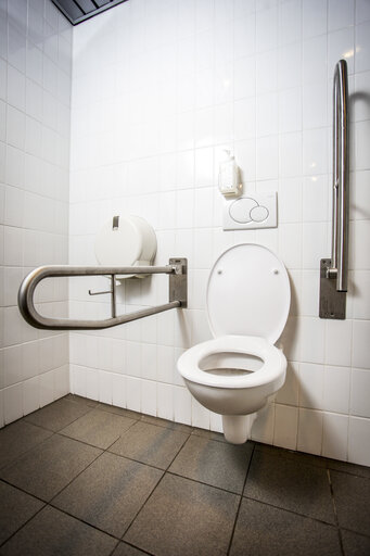 Fotografia 2: Disabled facilities inside the European Parliament in Brussels