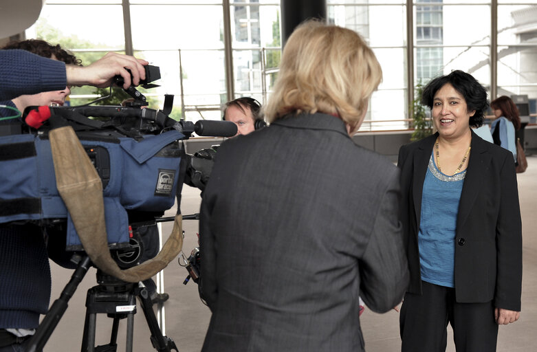 Interview of Taslima NASREEN, 1994 Sakharov Prize Laureate