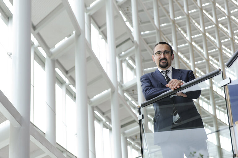 Foto 4: MEP Pavel POC in the European Parliament in Strasbourg