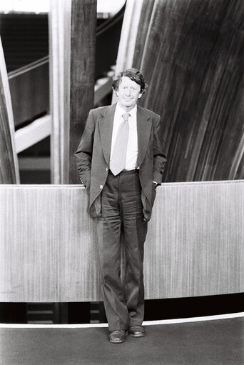 The MEP Erhard JAKOBSEN during a session in Strasbourg in May 1980.