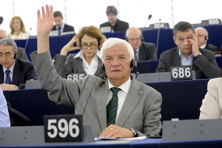 Photo 1 : MEP Jan KOZLOWSKI in the hemicycle during plen0ary session week 24 2013