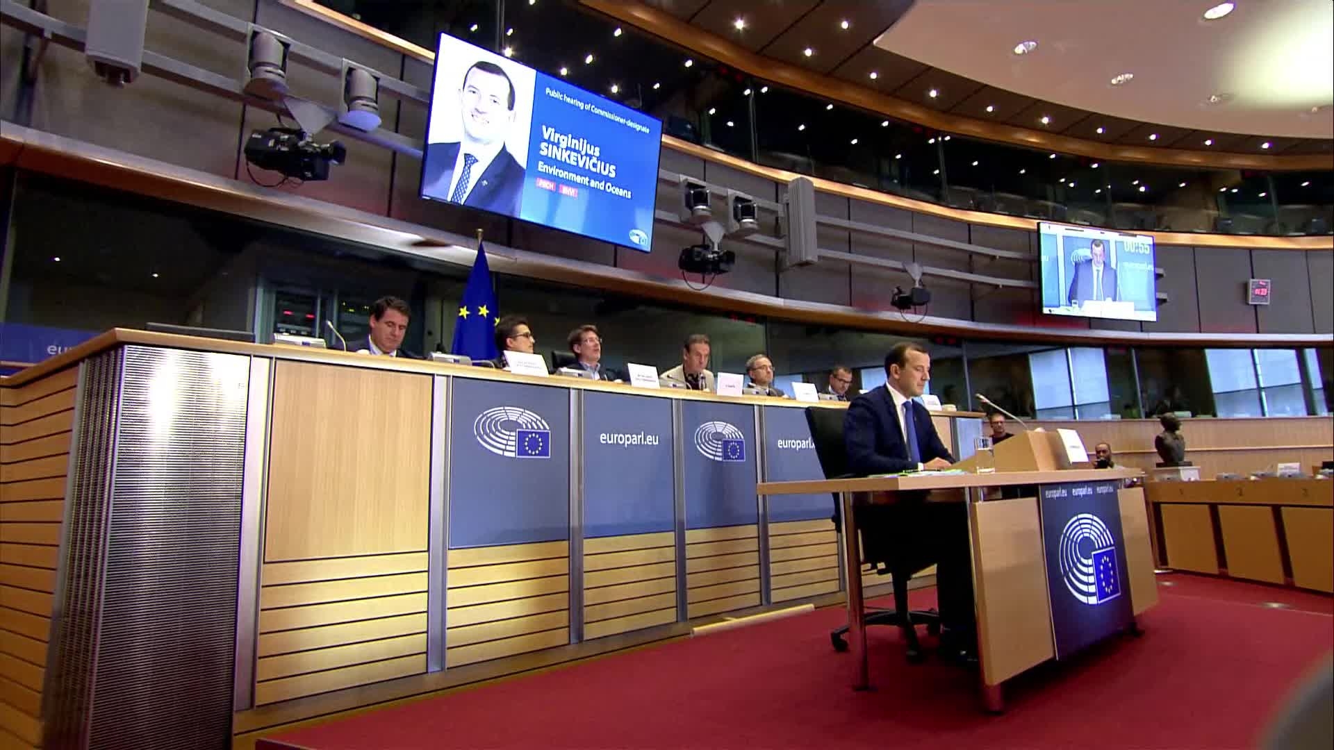 Hearing of Virginijus SINKEVICIUS, Commissioner-designate, Environment and Oceans: Opening statement by Virginijus SINKEVICIUS