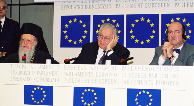 Fotografia 42: Press Conference of the Orthodox Ecumenical Patriarch of Constantinople.