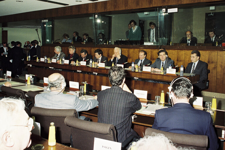 Minister of Foreign Affairs of the Soviet Union visits the European Parliament in Brussels