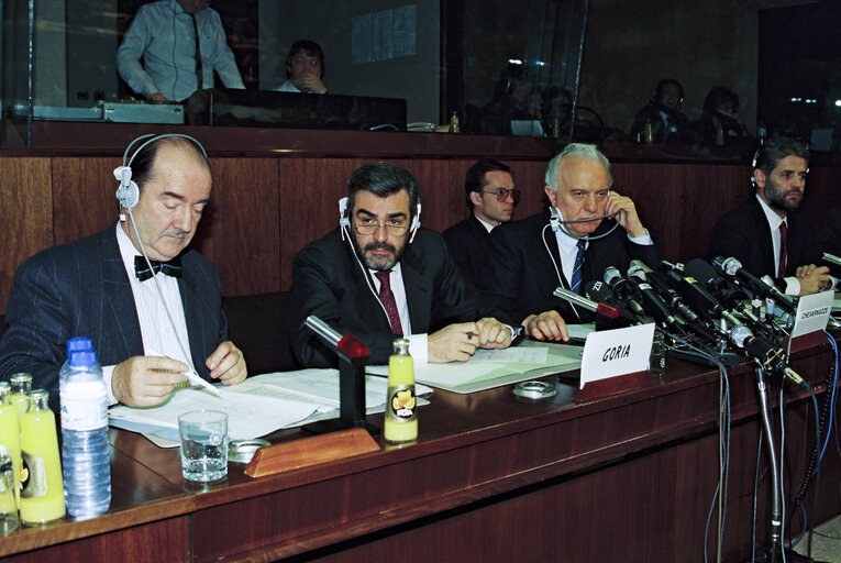 Minister of Foreign Affairs of the Soviet Union visits the European Parliament in Brussels