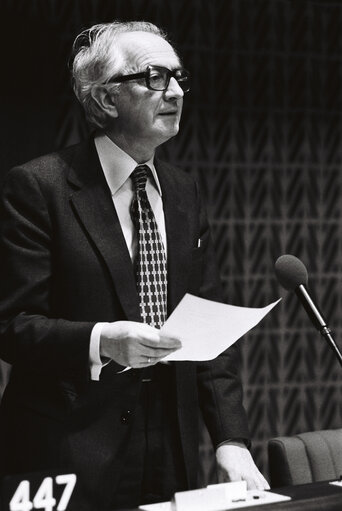 Plenary session in Strasbourg in February 1980