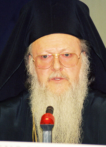 Foto 41: Press Conference of the Orthodox Ecumenical Patriarch of Constantinople.