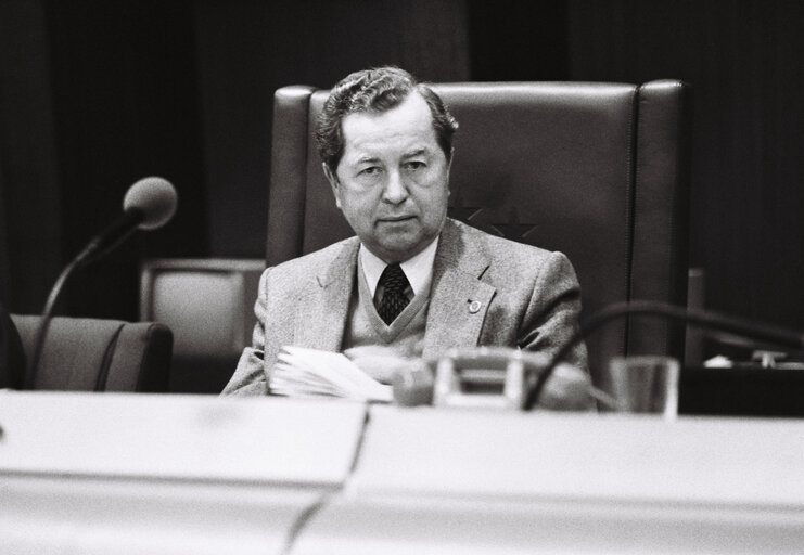 Fotografi 25: Plenary session in Strasbourg in February 1980