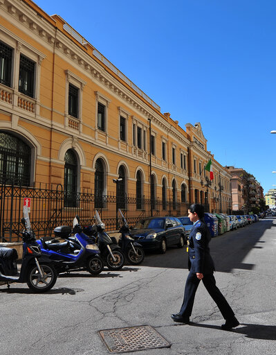 The headquarters of Zecca dello Stato in Rome