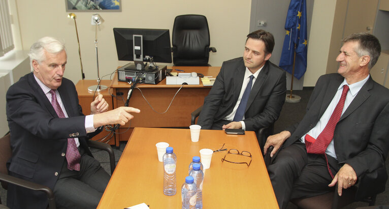 Jean LASALLE, french deputy, meets Michel BARNIER Comissionner