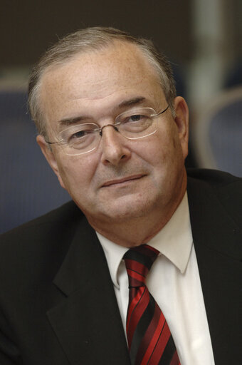Portrait of MEP Herbert BOSCH in Brussels