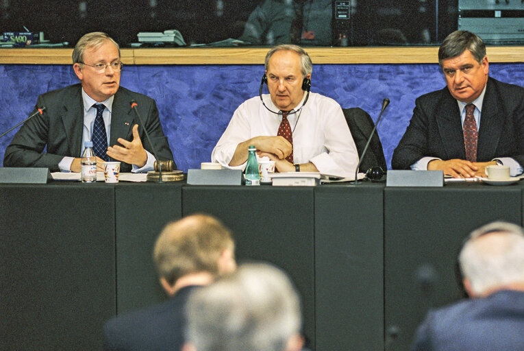 Foto 1: Meeting of the Paneuropean Parliamentary Intergroup on ''The European Defence policy''