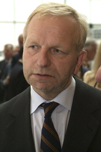 Valokuva 1: Albert Jan MAAT at the EP in Brussels.