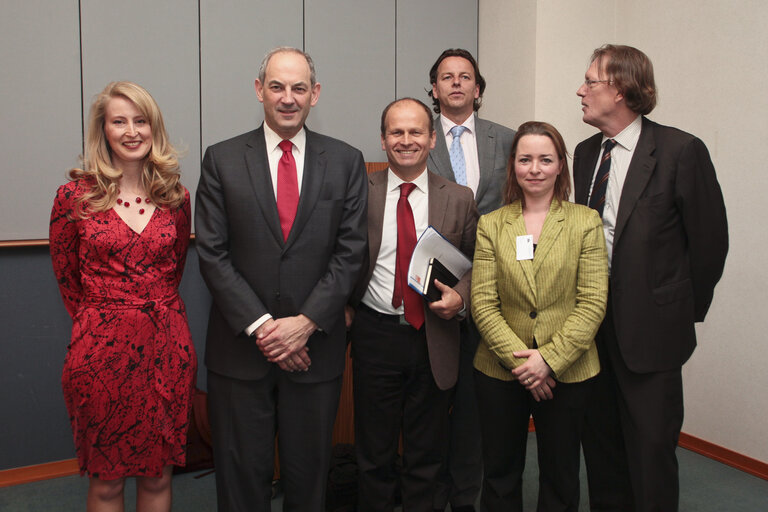 Dutch MEPs receive Job Cohen, leader of the Dutch Labour Party, and Tom de Bruijn, Permanent Representative of the Netherlands to the EU