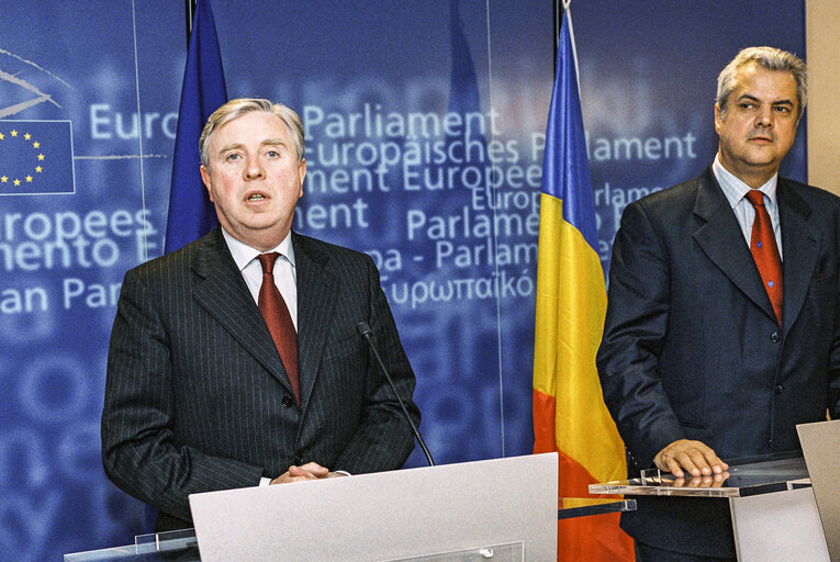 Fotografie 2: EP President meets with Prime Minister of Romania