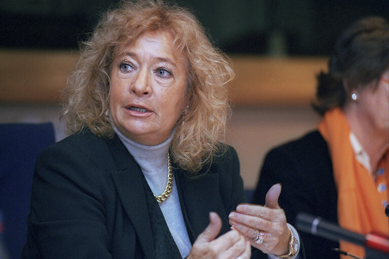 Fotografija 1: MEP during a meeting