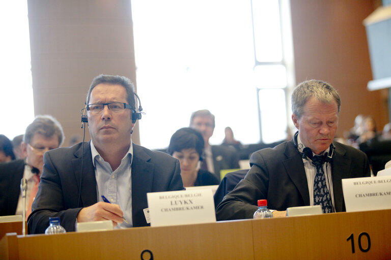 Fotografi 1: Inter-parliamentary meeting with National Parliaments - Belgium delegation