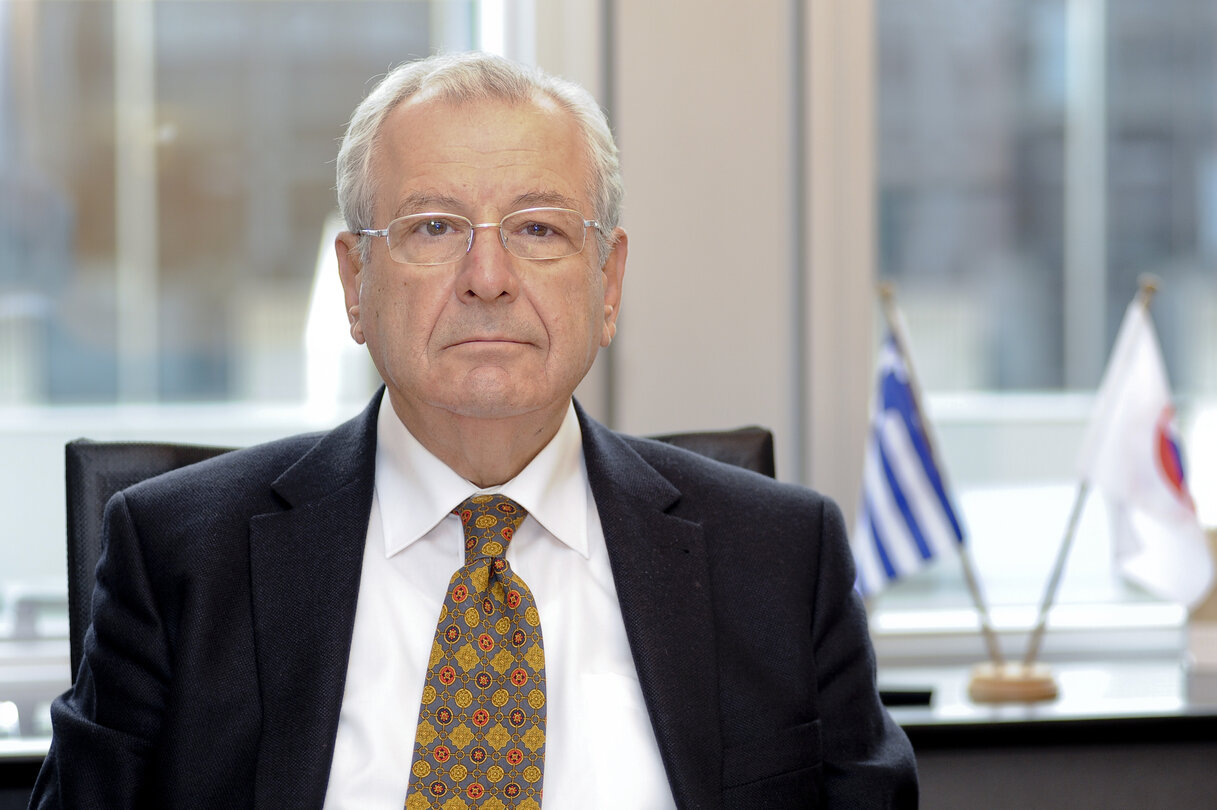 Nikolaos SALAVRAKOS MEP, Portrait in his office in Brussels