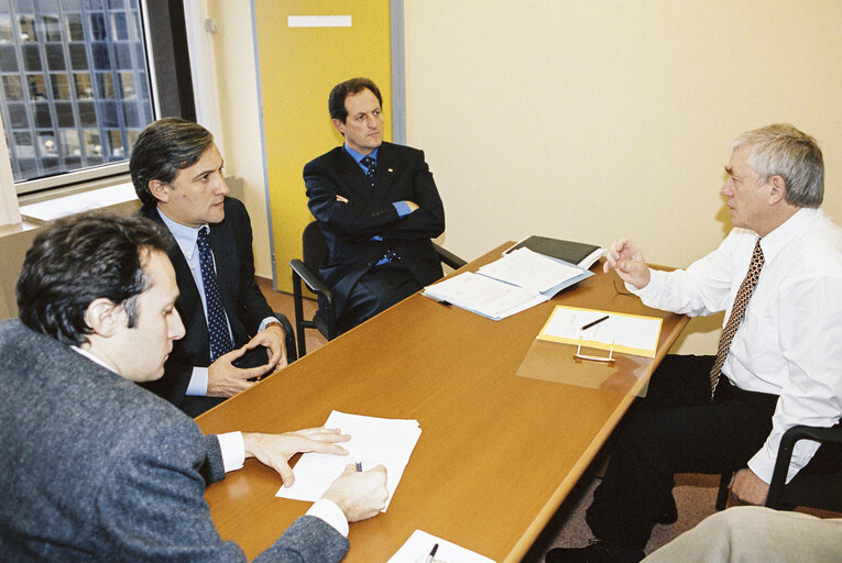 Meeting at the European Parliament in Strasbourg