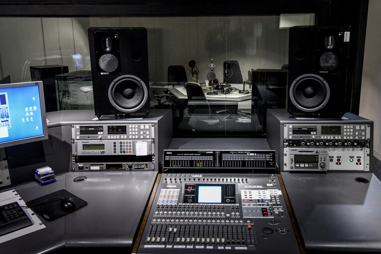 Fotografia 5: Radio studios in the European Parliament in Strasbourg