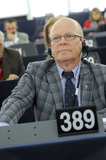 Zdjęcie 3: during votes , plenary session in Strasbourg week 16 - 2012