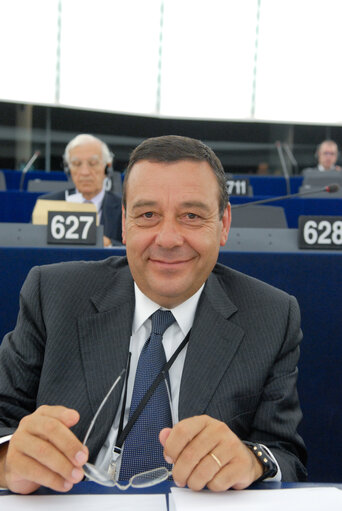 Fotó 12: Guido MILANA in plenary session in Strasbourg.