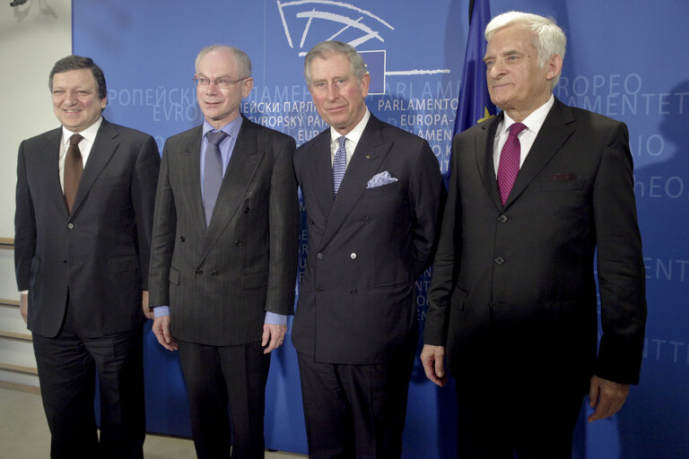 Foto 9: Welcoming of HRH Prince of Wales at the European Parliament in Brussels