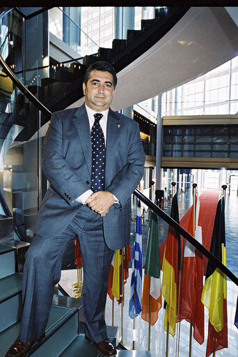 Foto 17: Portrait of MEP Juan Manuel FERRANDEZ LEZAUN in Strasbourg