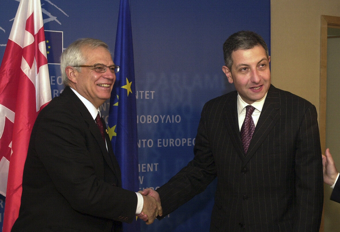 EP President meets with the Prime Minister of Georgia.