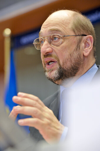 Fotografija 3: Martin SCHULZ with European People's Party Group.