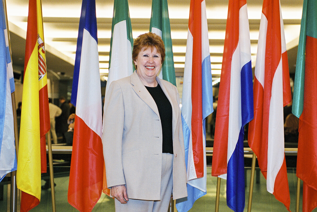 The MEP Eryl Margaret McNALLY in Brussels on March 18, 2002.