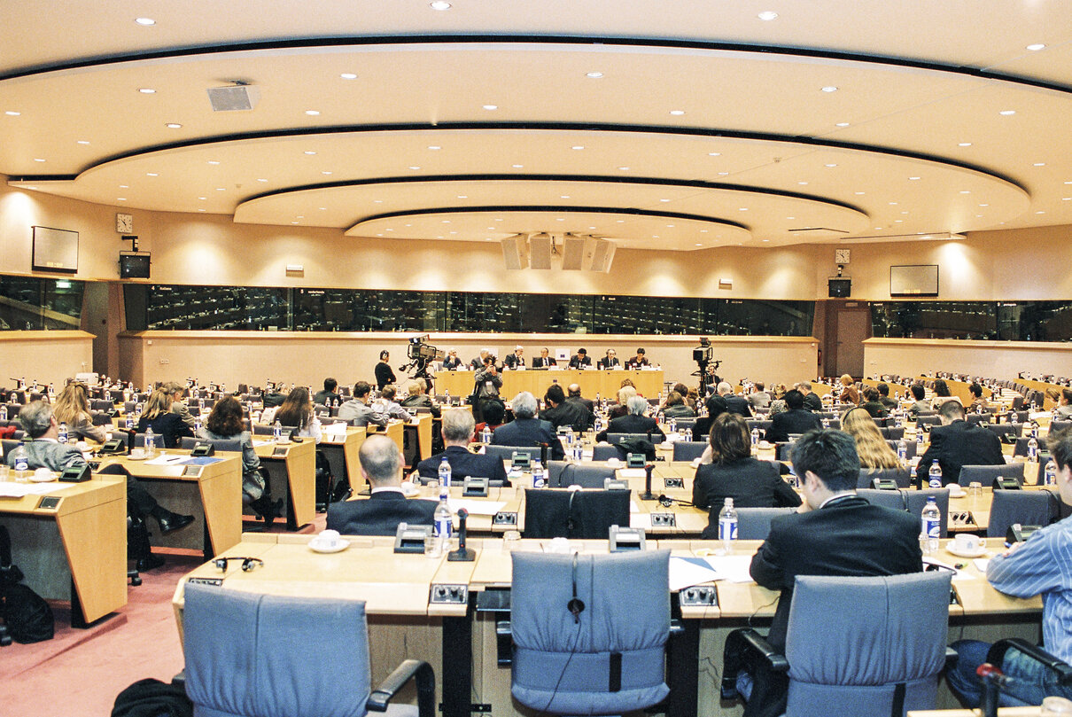 Conference hosted by a Mep at the European Parliament in Brussels