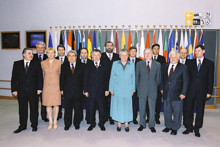 Fotografi 1: EP President meets with Presidents of Parliaments of Candidate Countries