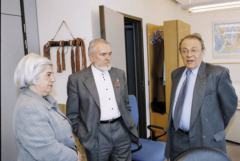 Fotografia 1: Meeting at the European Parliament in Brussels