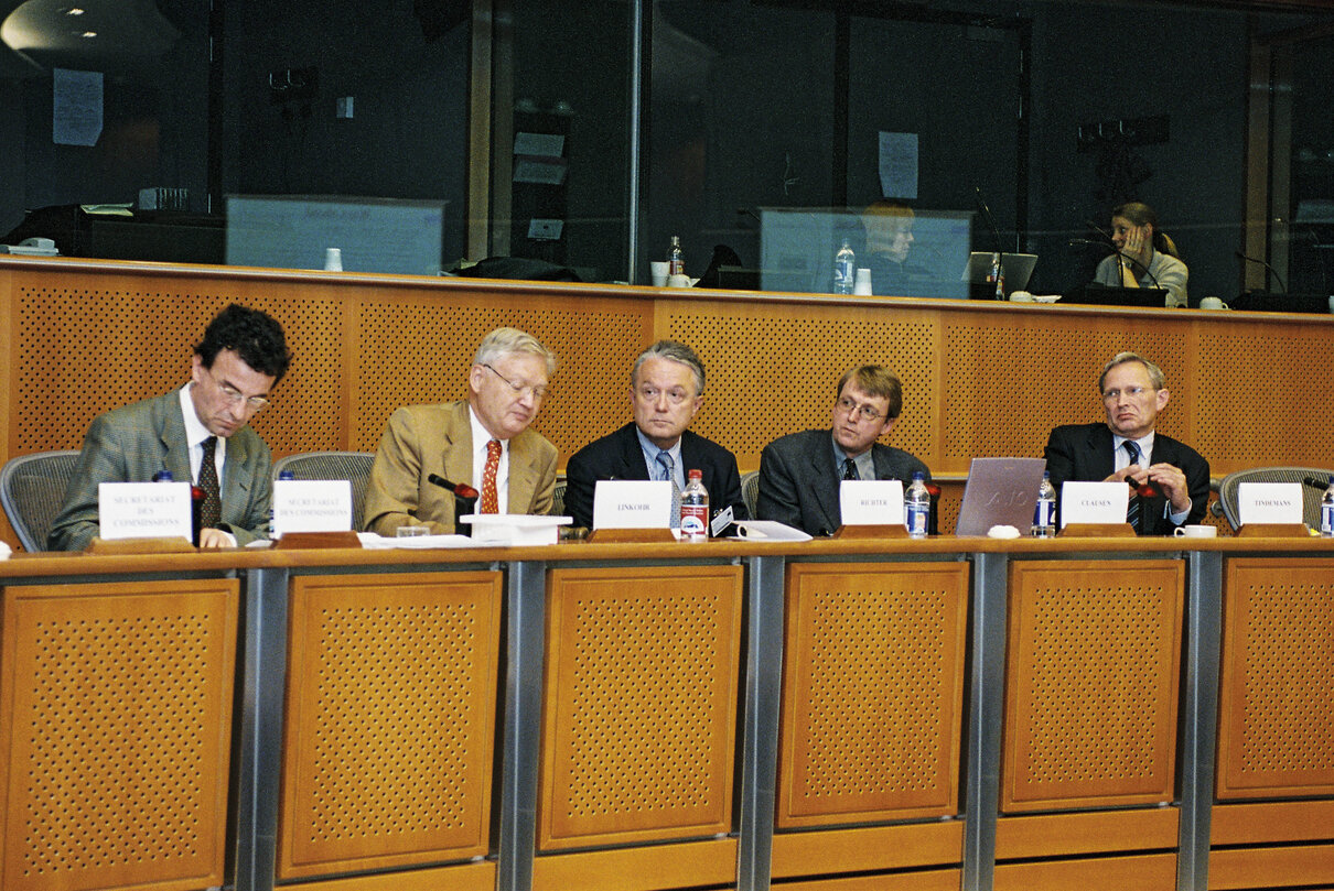 Meeting at the European Parliament in Brussels